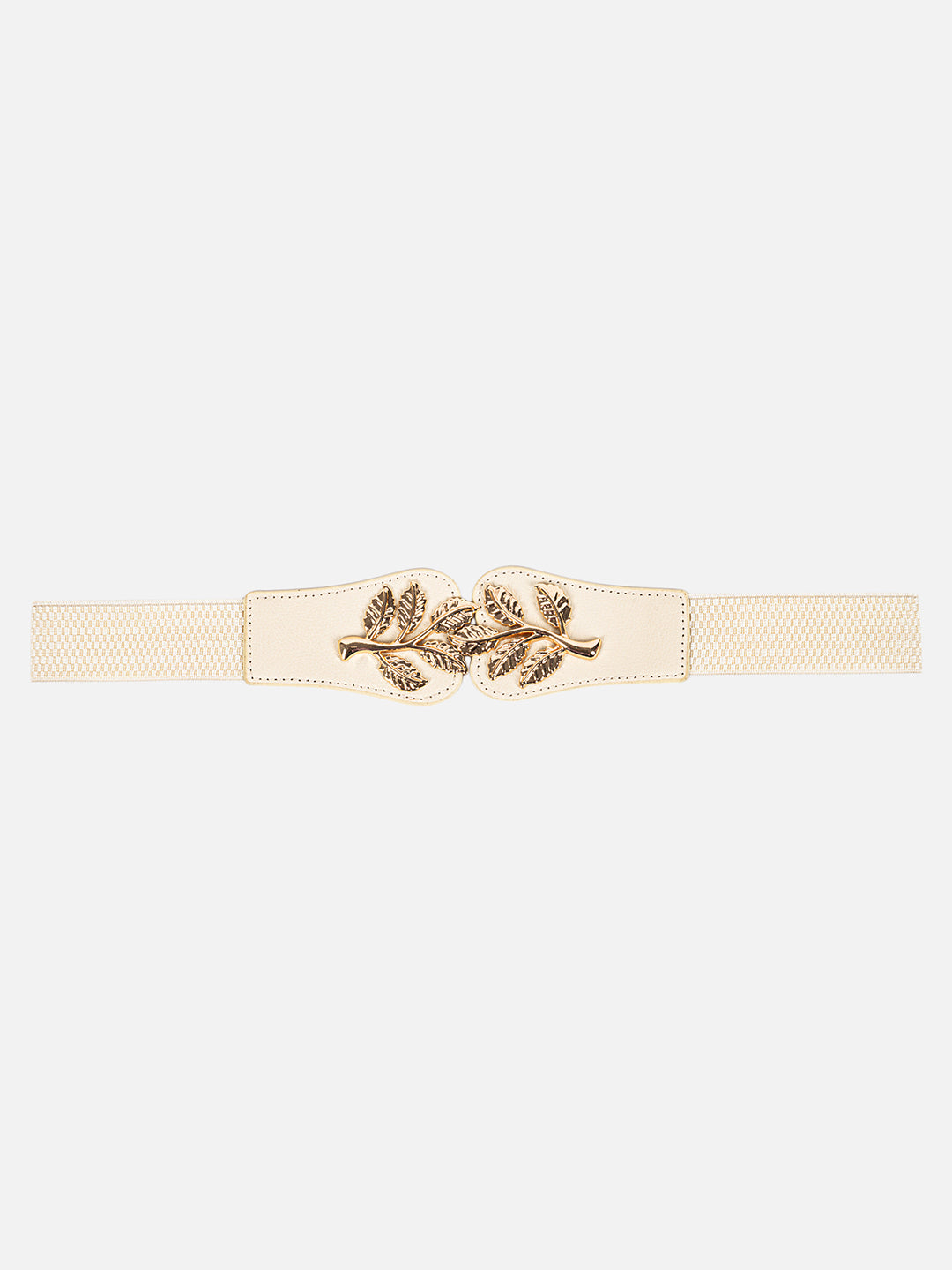 Leaf Buckle Elasticated Belt
