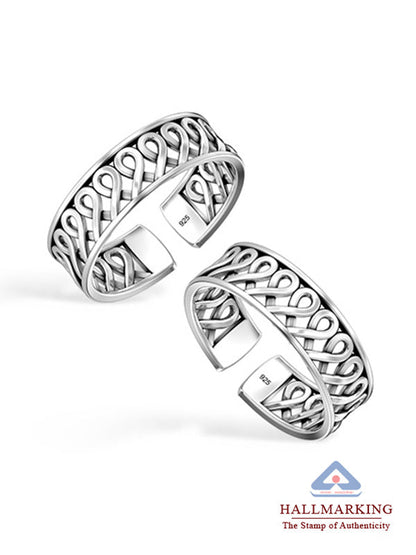 Antique Cutwork Adjustable Toe Ring