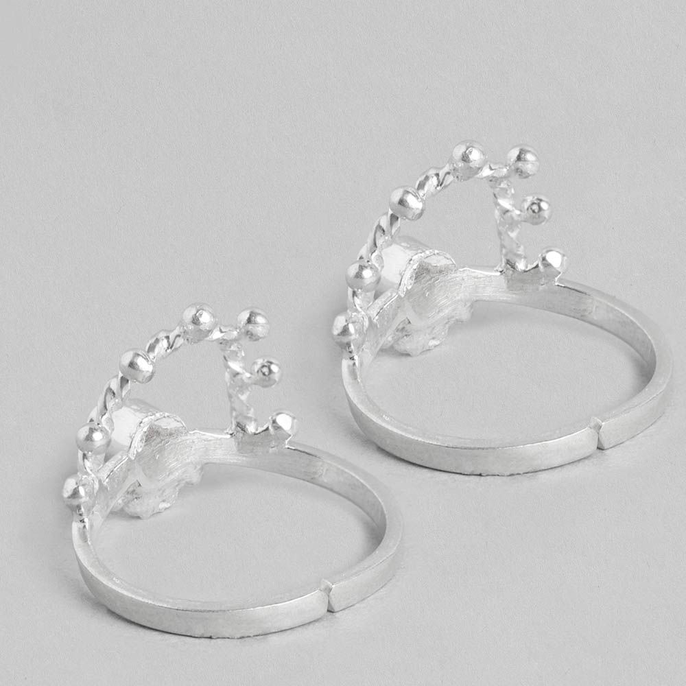 92.5 Sterling Silver Venki Toe Ring