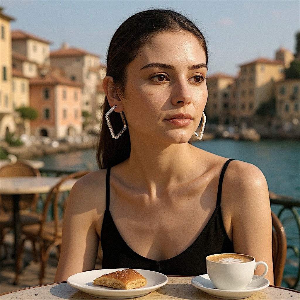 Beaded Hoops: Chic Elegance For Your Ears Earrings bead casuals Ear Rings Earrings ethnic office party Trincket Jewellry Jewelry Jewellery