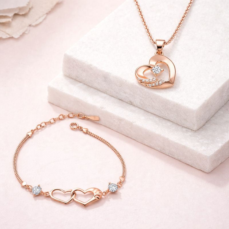 Silver Plated Promise Love Bracelet