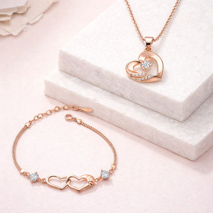 Silver Plated Promise Love Bracelet