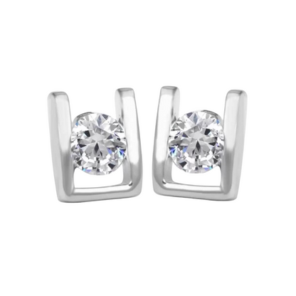 Sleek Shine Square Studs