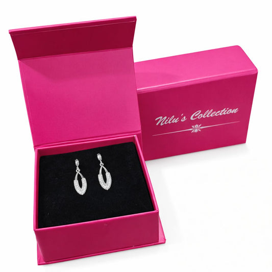 Gift Silver Plated Pendant With Earring And Bracelet For Women And Girls