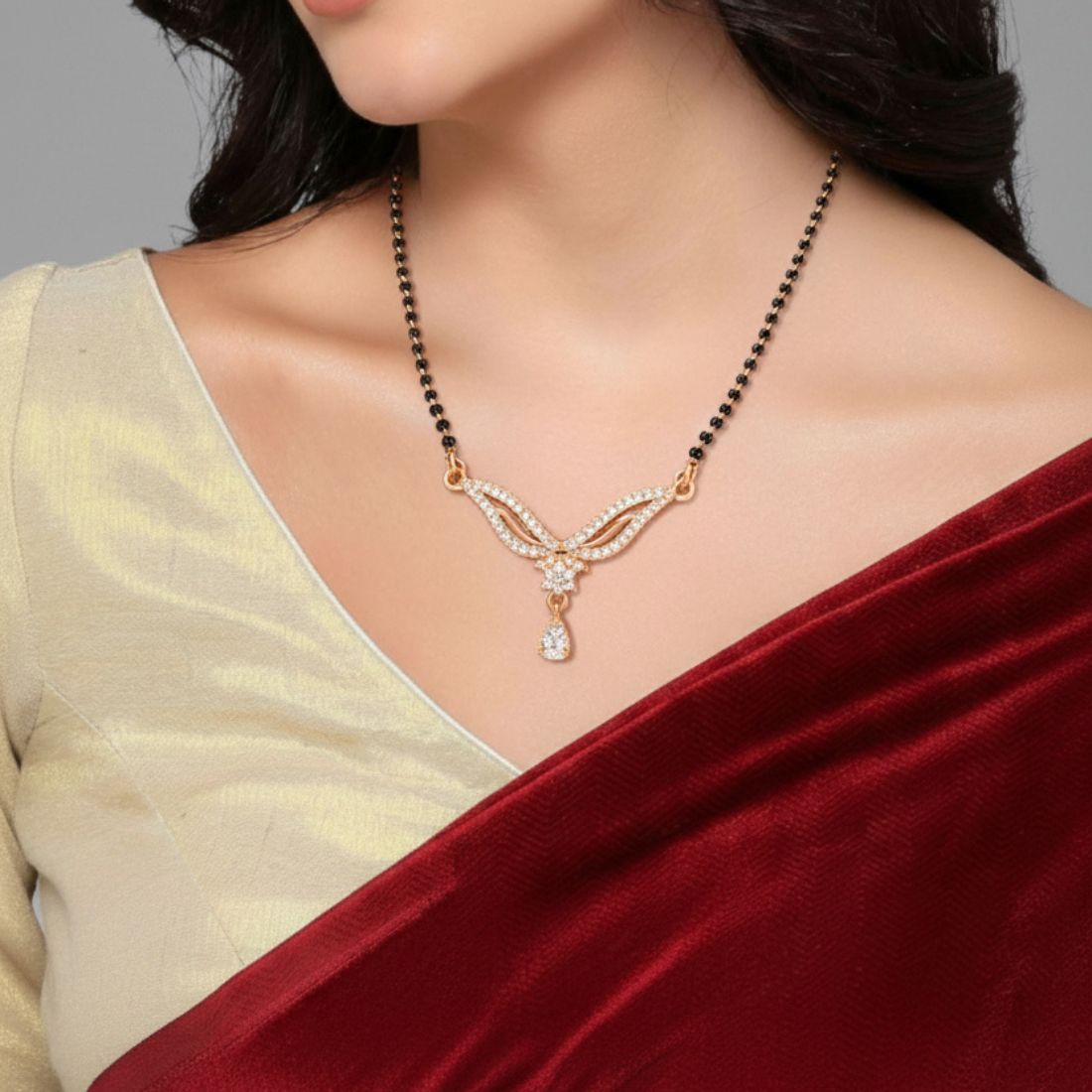 Rose Gold Plated Mangalsutra for Women