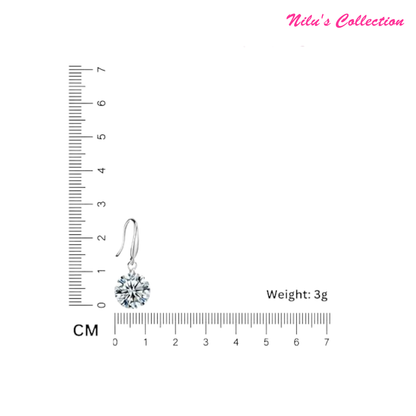 Daily Essential Value Set| Silver and Golden Drop Earrings for Women d Girl Copper Stud Earring