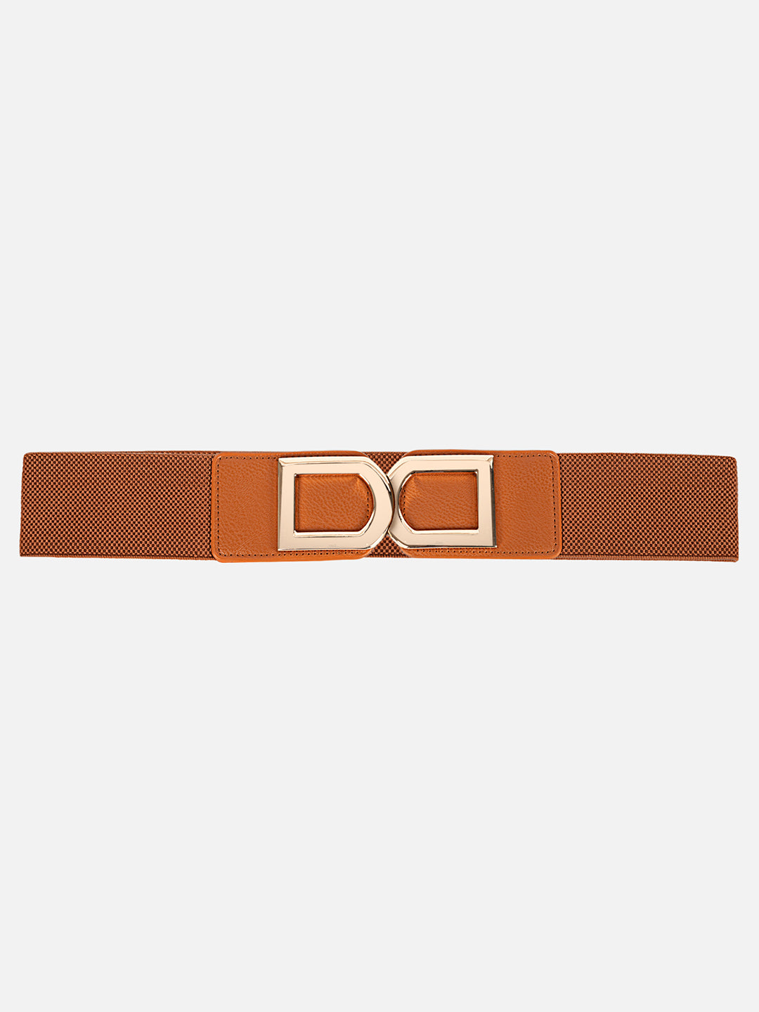 Metal Buckle Broad Elasticated Belt