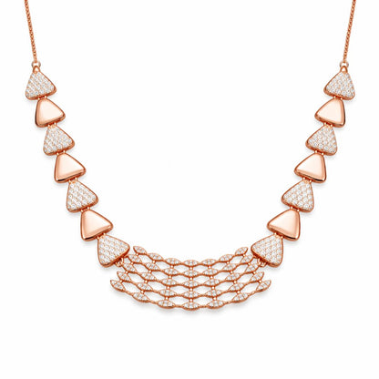 Rose Gold Jewellery Set For Women