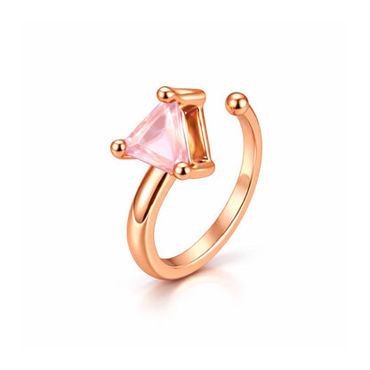Pink Abstract AD Non-Piercing Nose Pin