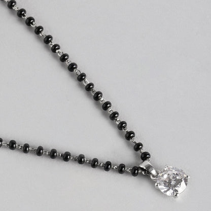 Solitaire 925 Sterling Silver Mangalsutra