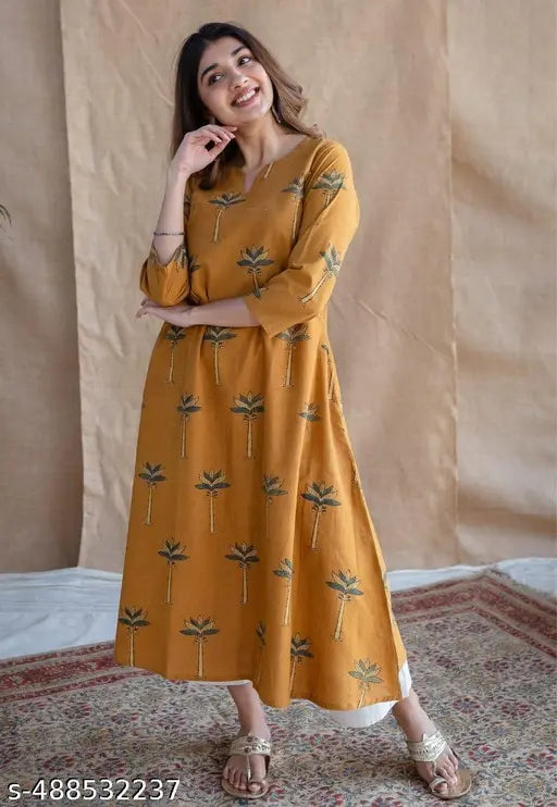 The Indian Ethnic Co. Red Ajrakh Cotton Jhabba Kali Co-ord