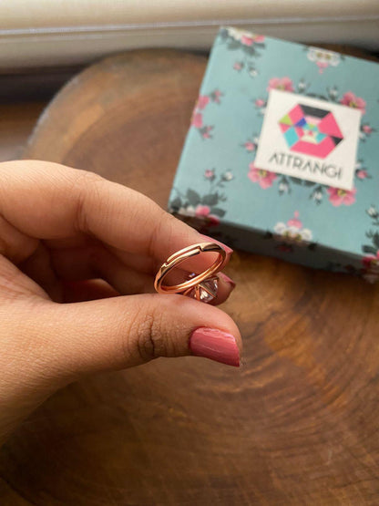 3 Carat Classic Round Solitaire Ring - Attrangi