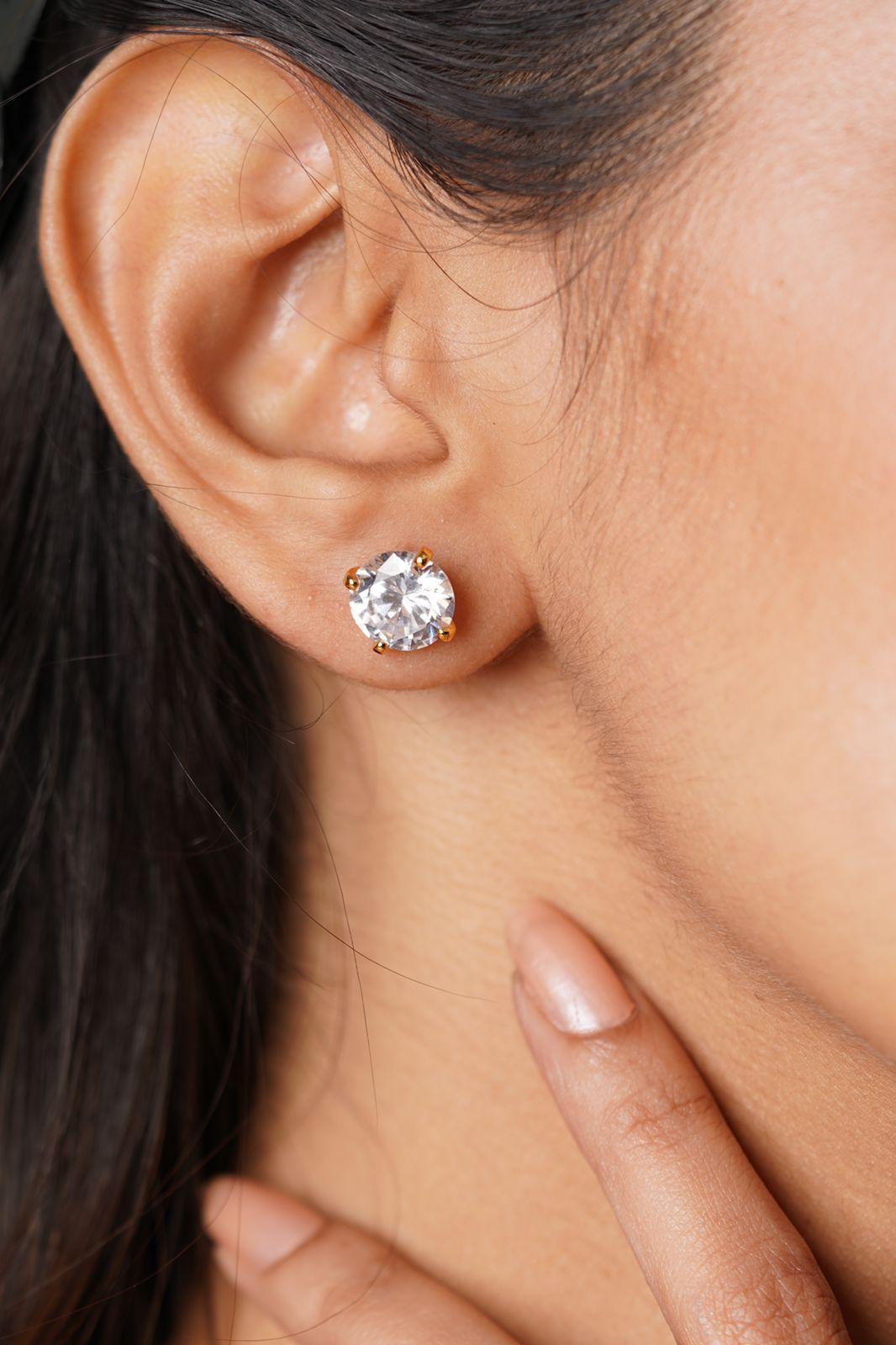 3 Carat Round Solitaires - Attrangi
