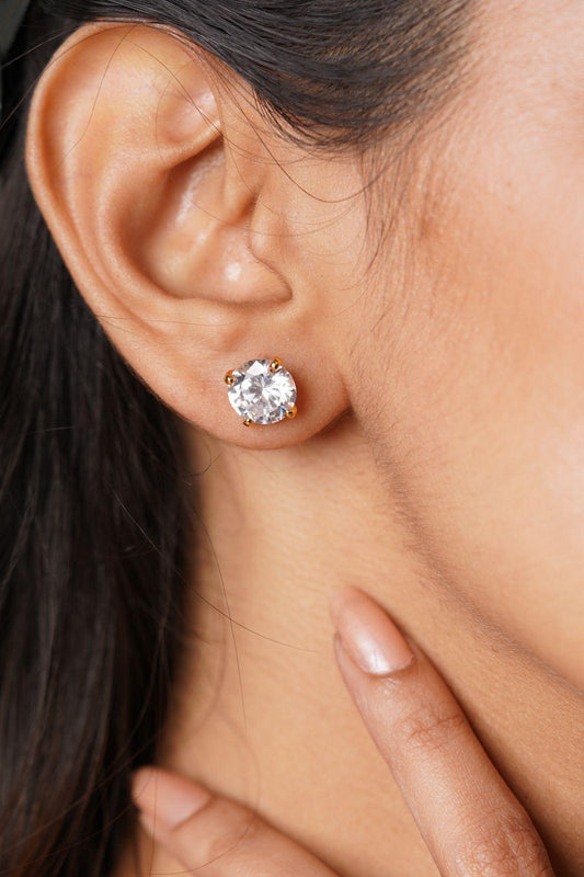 3 Carat Round Solitaires - Attrangi