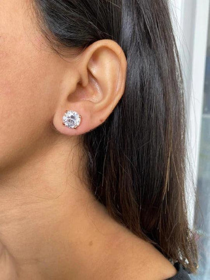 3 Carat Round Solitaires - Attrangi