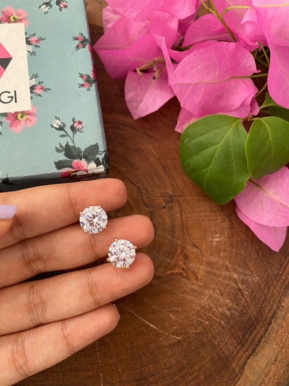 3 Carat Round Solitaires - Attrangi
