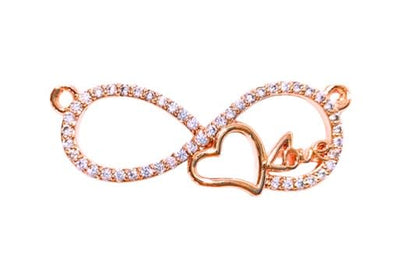 Mangalsutra Necklace with Infinity Heart Pendant
