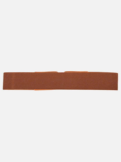 Metal Buckle Broad Elasticated Belt