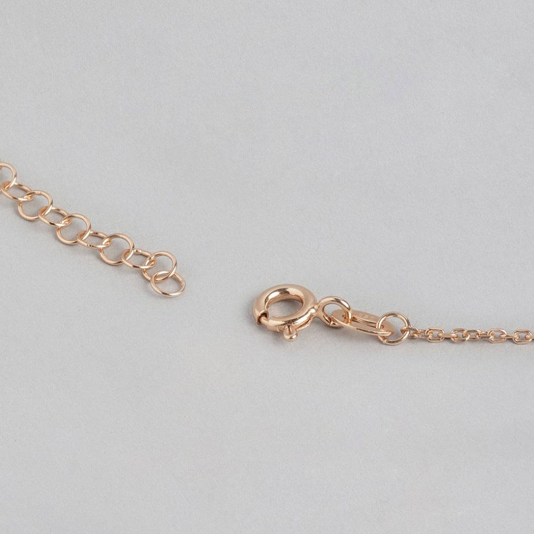Rosy Infinity CZ Rose Gold-Plated 925 Sterling Silver Mangalsutra