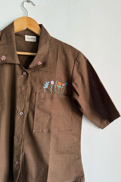 Meadow Brown Bloom Shirt