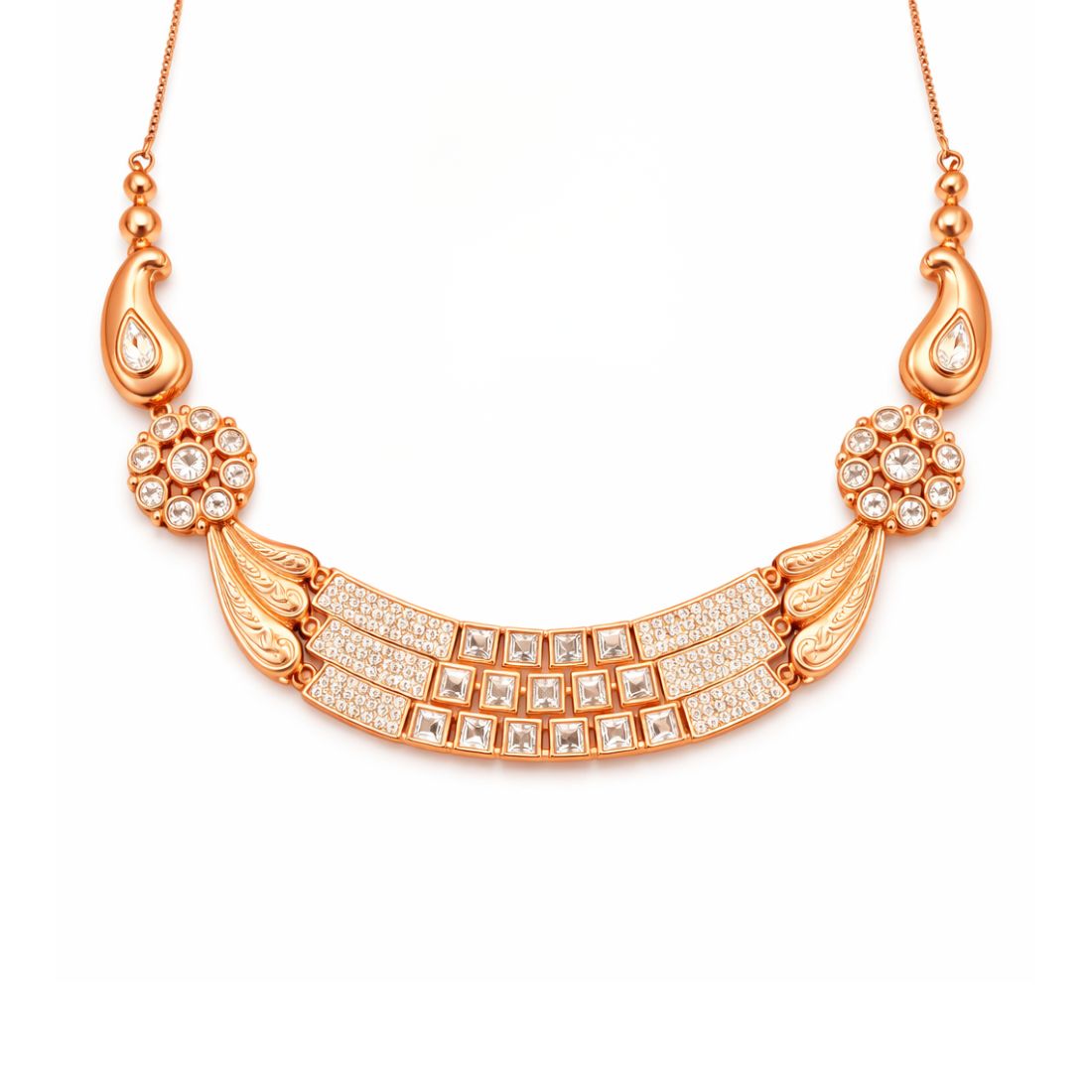 Rose Gold Traditional Jewellery Set