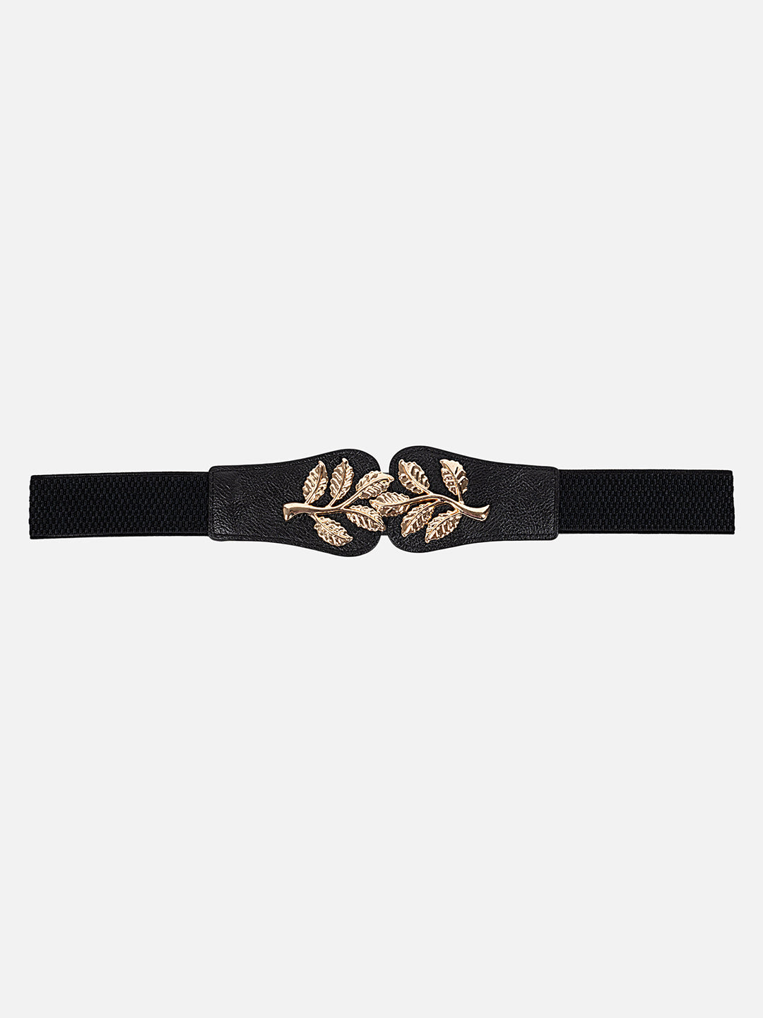 Leaf Buckle Elasticated Belt