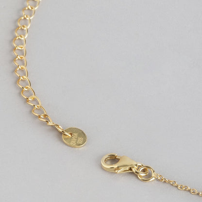 Golden Rhapsody 925 Sterling Silver Gold-Plated Beaded Mangalsutra