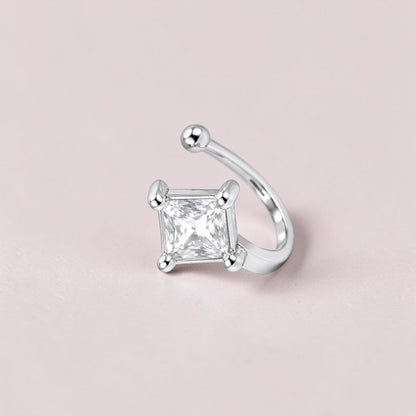 Silver Shine Non Piercing Nose Pin