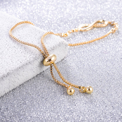 Silver Plated Infinity Bracelet