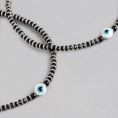 Nazariya Evil Eye 925 Sterling Silver Anklet