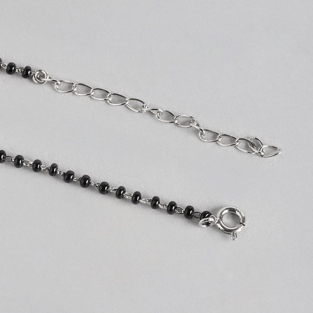 Solitaire 925 Sterling Silver Mangalsutra