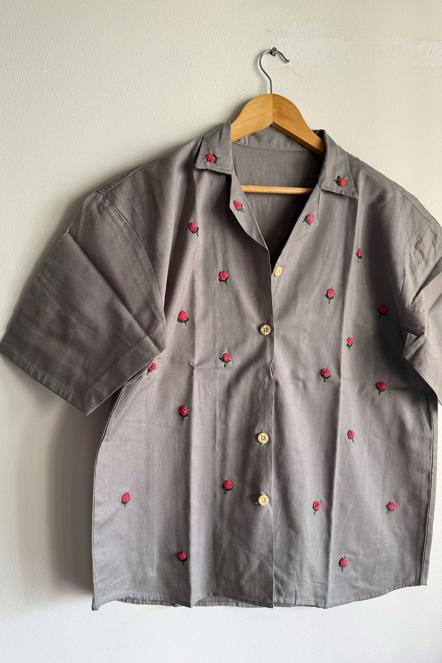 Grey Flora Shirt