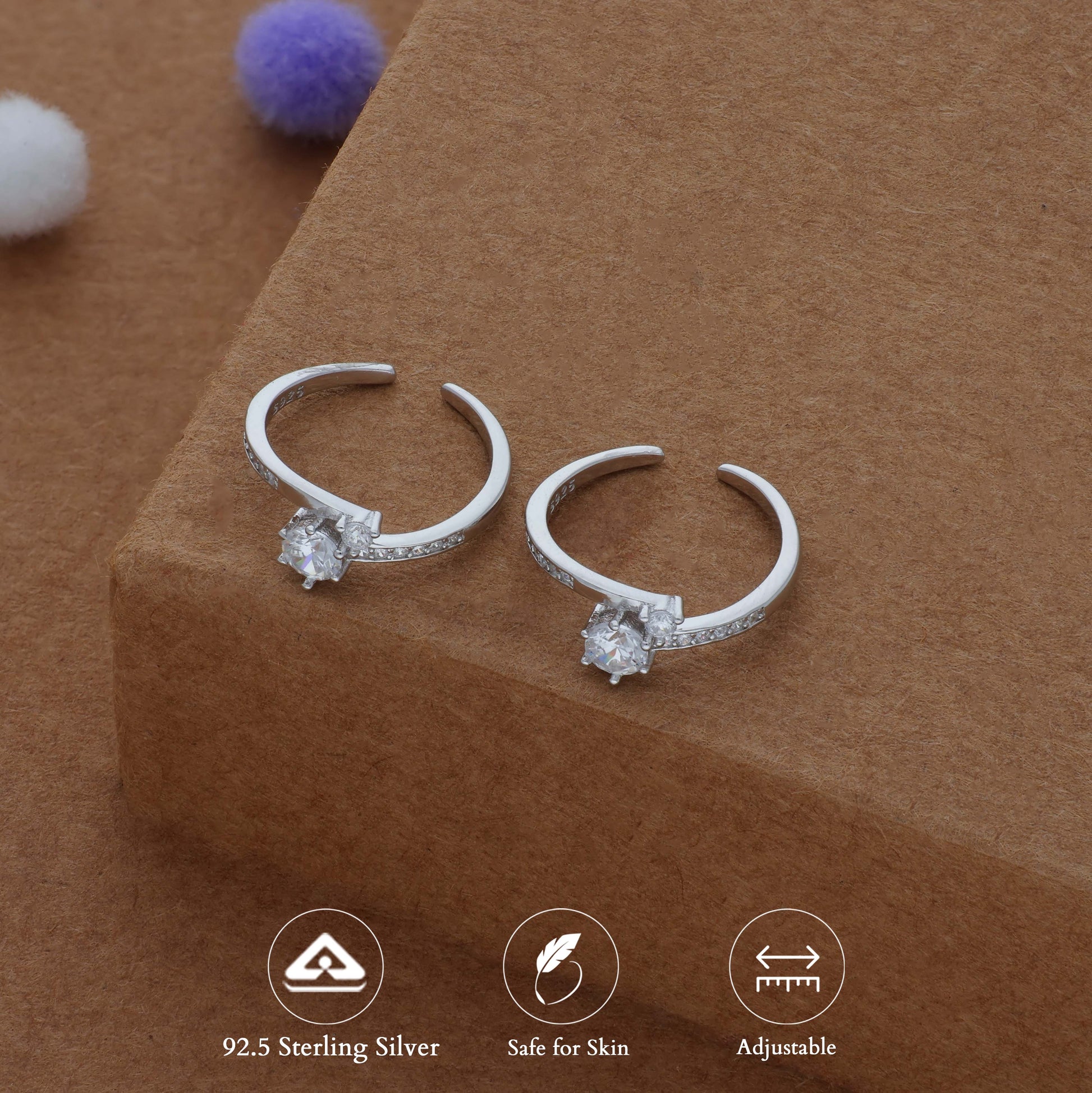 Snow Sparkle 925 Silver Toering