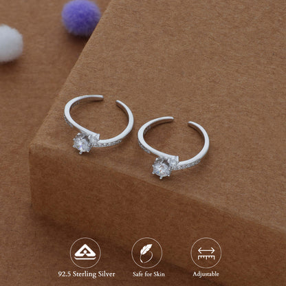 Snow Sparkle 925 Silver Toering