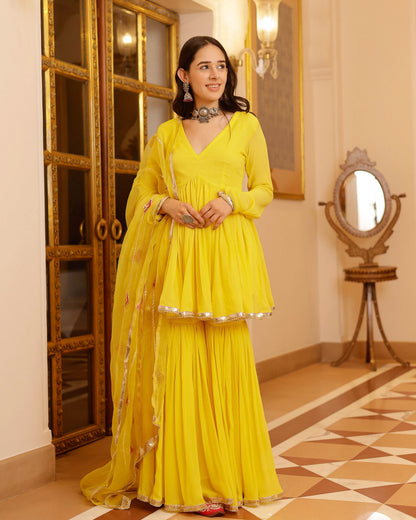 Falak Gotapatti Goergette Suit Set
