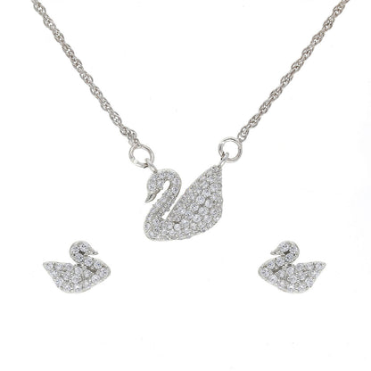 Lil Swan Pendant Set