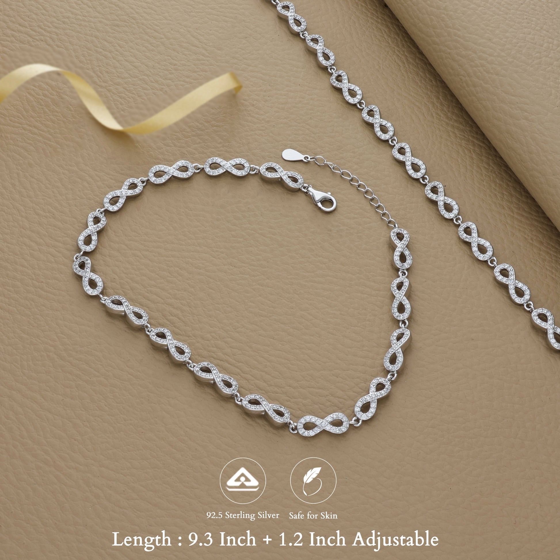 Eternal Link 925 Silver Anklet