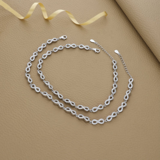 Eternal Link 925 Silver Anklet