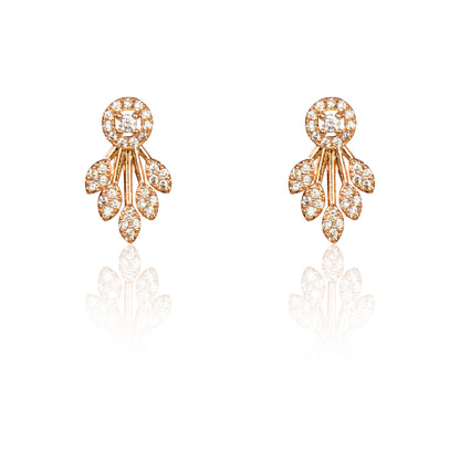 Premium Quality Rose Gold Plated Jewellery Set with AD stone | Anti Tarnish | Anti Allergy