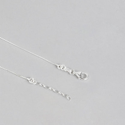 Graceful Whispers Rhodium-Plated 925 Sterling Silver Anklet Gift Hamper for Sister