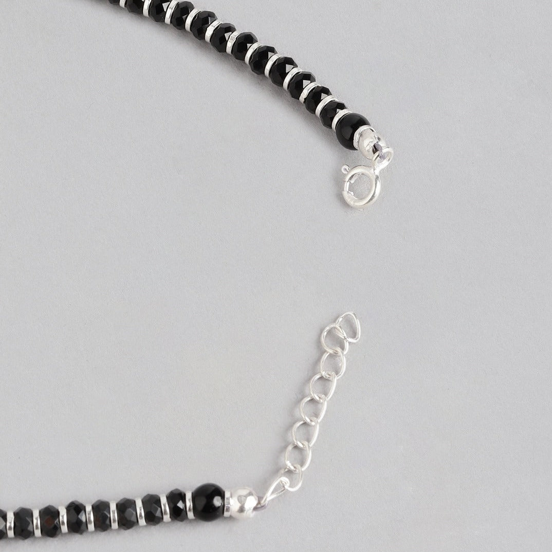Nazariya Evil Eye 925 Sterling Silver Anklet