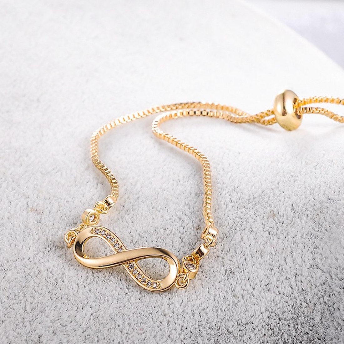 Silver Plated Infinity Bracelet