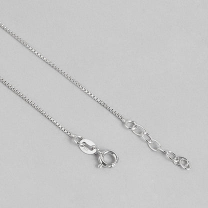 925 Sterling Silver anklet chain showing adjustable clasp detail, women's fine everyday jewellery – Zavya