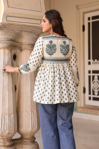 Print Cotton Top