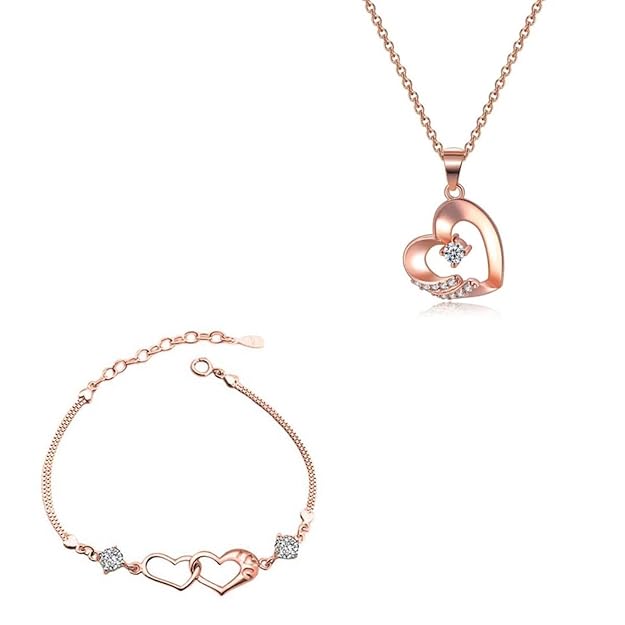 Silver Plated Promise Love Bracelet