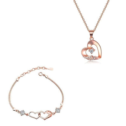 Silver Plated Promise Love Bracelet