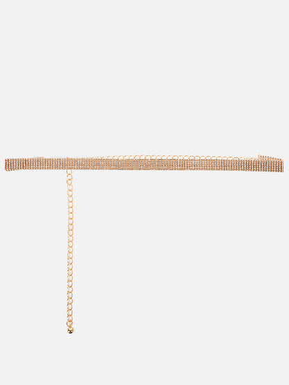 Glamorous Embellished Chain Belt
