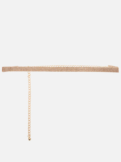 Glamorous Embellished Chain Belt