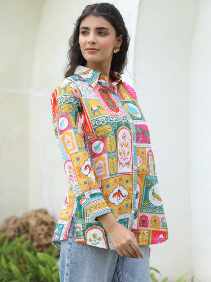 Women Printed Casual Shirt