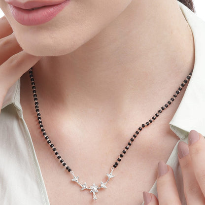 Silver Leaf Mangalsutra